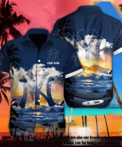 NewYork Yankees MLB Custom Classic All Over Print Hawaiian Shirt 2 NewYork Yankees MLB Custom Classic All Over Print Hawaiian Shirt