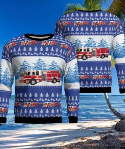 Newark, Delaware, Aetna Hose Hook & Ladder Company AOP Ugly Sweater