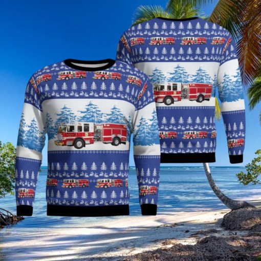 Newark, Delaware, Aetna Hose Hook & Ladder Company AOP Ugly Sweater