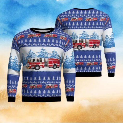 Newark, Delaware, Aetna Hose Hook & Ladder Company AOP Ugly Sweater