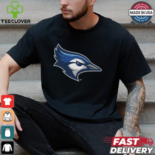 Newborn & Infant Chad & Jake Black Creighton Bluejays Mascot Logo shirt