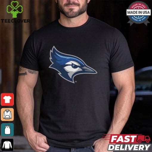 Newborn & Infant Chad & Jake Black Creighton Bluejays Mascot Logo shirt