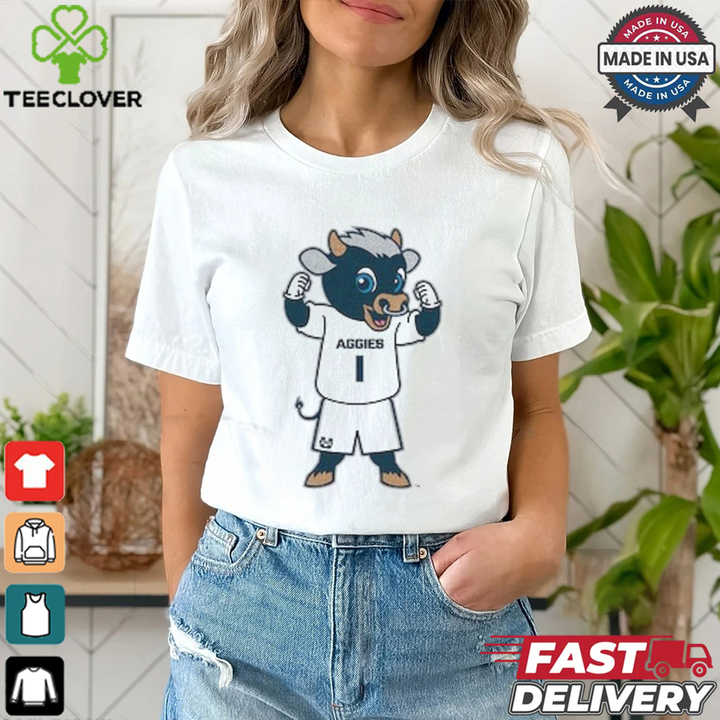 Newborn & Infant Chad & Jake White Utah State Shirt Newborn & Infant Chad & Jake White Utah State Shirt