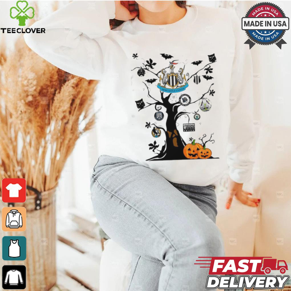 Newcastle United Halloween Hanging Tree Spooky T Shirt Newcastle United Halloween Hanging Tree Spooky T Shirt