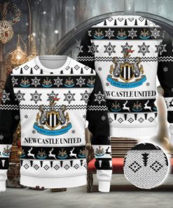 Newcastle United Logo 3D Ugly Christmas Sweater Christmas Gift Men And Women 2023 Sweater