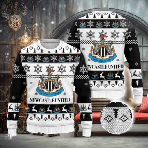 Newcastle United Logo 3D Ugly Christmas Sweater Christmas Gift Men And Women 2023 Sweater