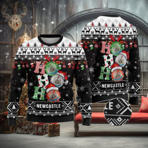 Newcastle United Merry Christmas New Limited Edition Ugly Sweater