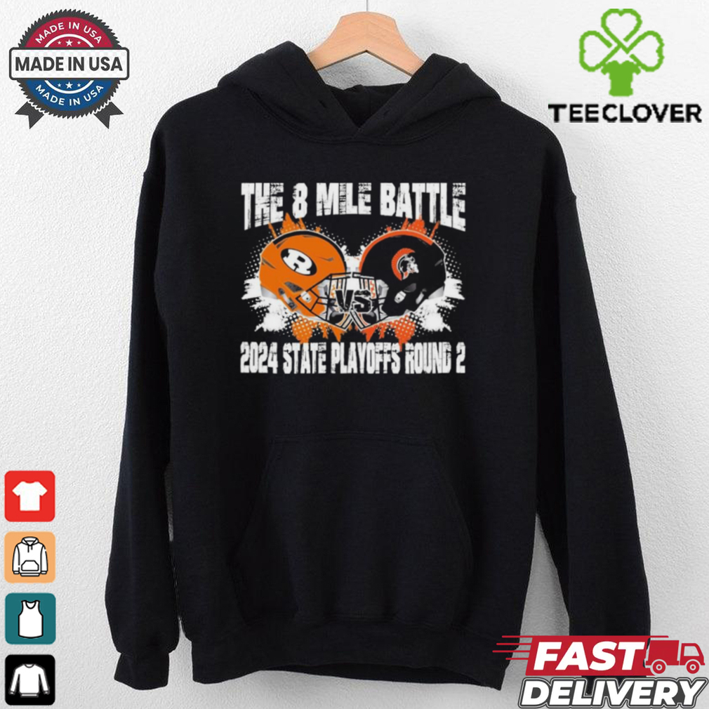 Newcomerstown Trojans Vs Ridgewood Football 8 Mile Battle Playoffs 2024 State Playoffs Round 2 Shirt Newcomerstown Trojans Vs Ridgewood Football 8 Mile Battle Playoffs 2024 State Playoffs Round 2 Shirt