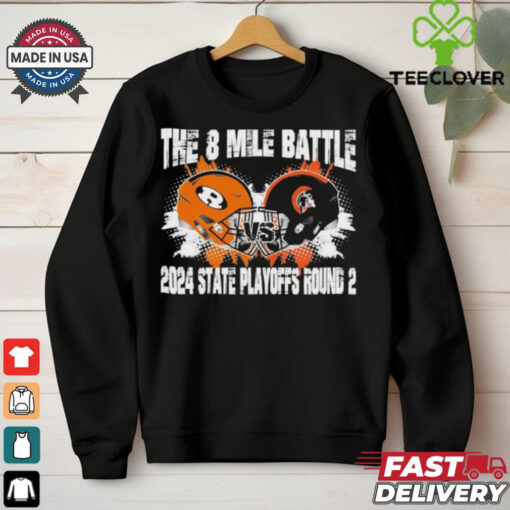 Newcomerstown Trojans Vs Ridgewood Football 8 Mile Battle Playoffs 2024 State Playoffs Round 2 Shirt