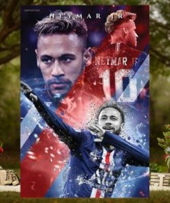 Neymar Jr. Football Poster