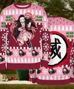 Nezuko Kimetsu No Yaiba Ugly Christmas Sweater Season 2023