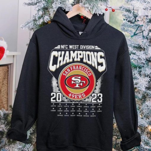 Nfc West Division Champions 2023 San Francisco 49ers 1970 2023 T hoodie, sweater, longsleeve, shirt v-neck, t-shirt