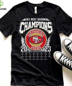 Nfc West Division Champions 2023 San Francisco 49ers 1970 2023 T hoodie, sweater, longsleeve, shirt v-neck, t-shirt