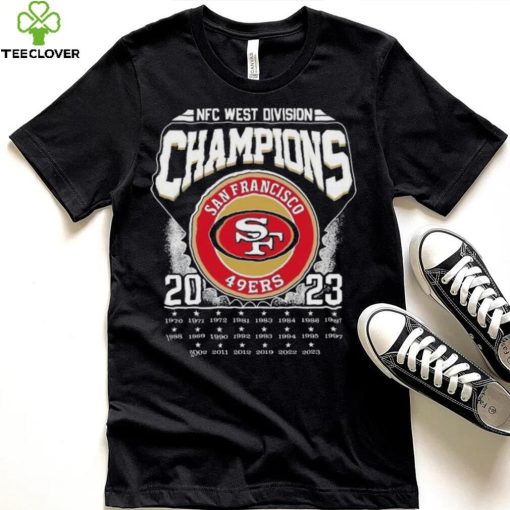 Nfc West Division Champions 2023 San Francisco 49ers 1970 2023 T hoodie, sweater, longsleeve, shirt v-neck, t-shirt