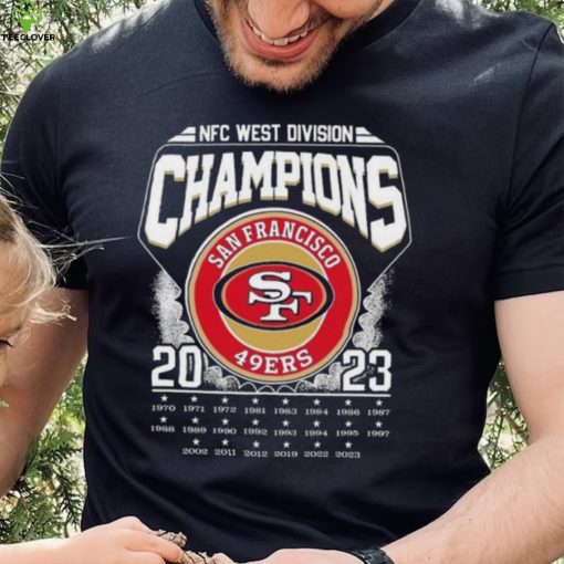 Nfc West Division Champions 2023 San Francisco 49ers 1970 2023 T hoodie, sweater, longsleeve, shirt v-neck, t-shirt