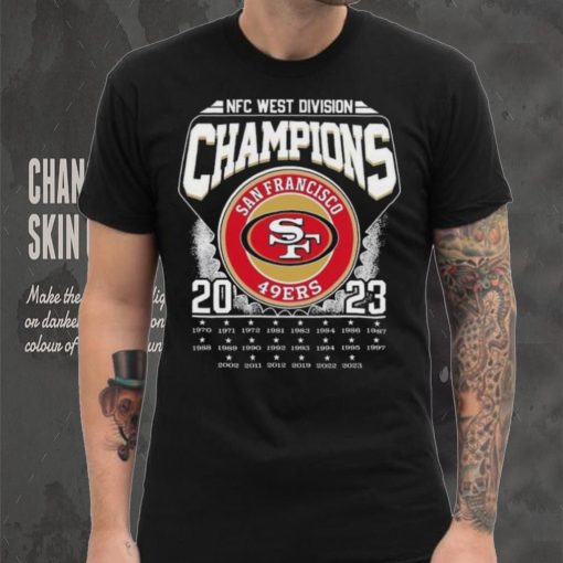 Nfc West Division Champions 2023 San Francisco 49ers 1970 2023 T hoodie, sweater, longsleeve, shirt v-neck, t-shirt