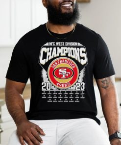 Nfc West Division Champions San Francisco 49ers 2023 Shirt