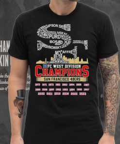 Nfc West Division Champions San Francisco 49ers PLAYER NAME CITY T Shirt