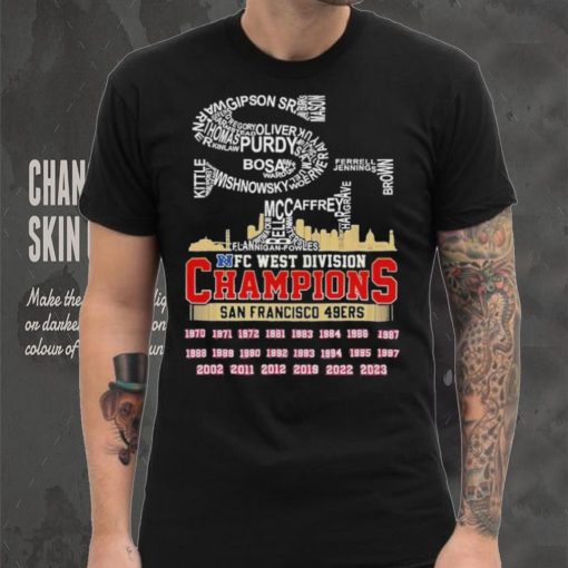 Nfc West Division Champions San Francisco 49ers PLAYER NAME CITY T Shirt