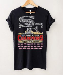 Nfc West Division Champions San Francisco 49ers PLAYER NAME CITY T Shirt