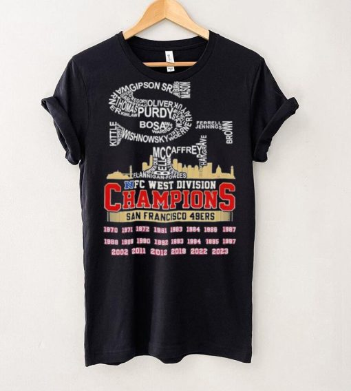 Nfc West Division Champions San Francisco 49ers PLAYER NAME CITY T Shirt