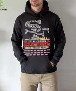 Nfc West Division Champions San Francisco 49ers PLAYER NAME CITY T Shirt