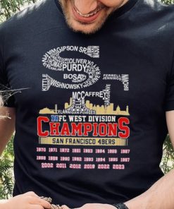 Nfc West Division Champions San Francisco 49ers PLAYER NAME CITY T Shirt