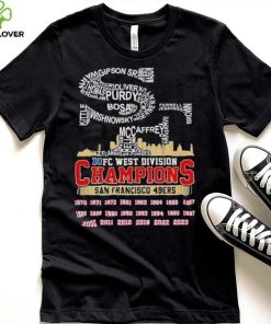 Nfc West Division Champions San Francisco 49ers PLAYER NAME CITY T Shirt