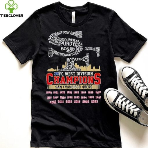 Nfc West Division Champions San Francisco 49ers PLAYER NAME CITY T Shirt