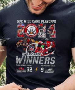 Nfc Wild Card Playoffs 2024 Winners Tampa Bay Buccaneers 32 9 Philadelphia Eagles Mascot T hoodie, sweater, longsleeve, shirt v-neck, t-shirt
