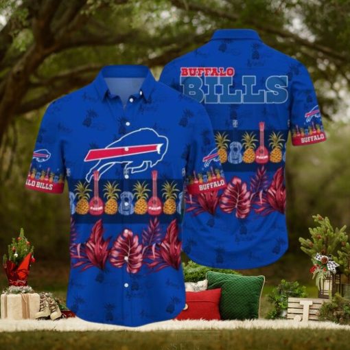 Nfl Buffalo Bills 3D Hawaiian Shirt Design Trending Summer 2024 Men And Women For Fans