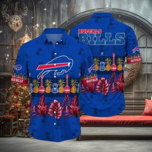 Nfl Buffalo Bills 3D Hawaiian Shirt Design Trending Summer 2024 Men And Women For Fans