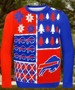 Nfl Buffalo Bills Busy Block Ugly Christmas Sweaters