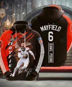 Nfl Cleveland Browns 3D Zip Up Hoodie