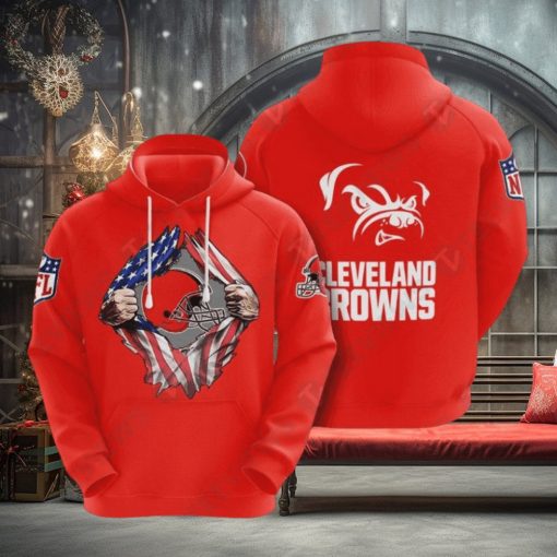 Nfl Cleveland Browns Best 3D Hoodies Print