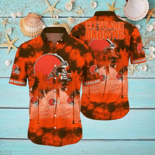 Nfl Cleveland Browns Hawaiian Shirt 3D Printed Aloha Shirt Limited Shirt