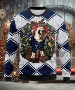 Nfl Dallas Cowboys Pug Dog Christmas Ugly Sweater