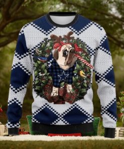 Nfl Dallas Cowboys Pug Dog Christmas Ugly Sweater