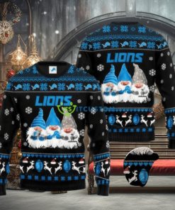 Nfl Detroit Lions Gnome Ugly Christmas Sweaters