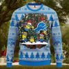 Nfl Detroit Lions Rick And Morty Ugly Christmas Sweaters