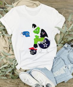 Nfl Grinch Houston Texans And Dallas Cowboys Shirt
