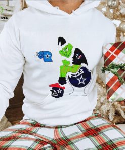 Nfl Grinch Houston Texans And Dallas Cowboys Shirt