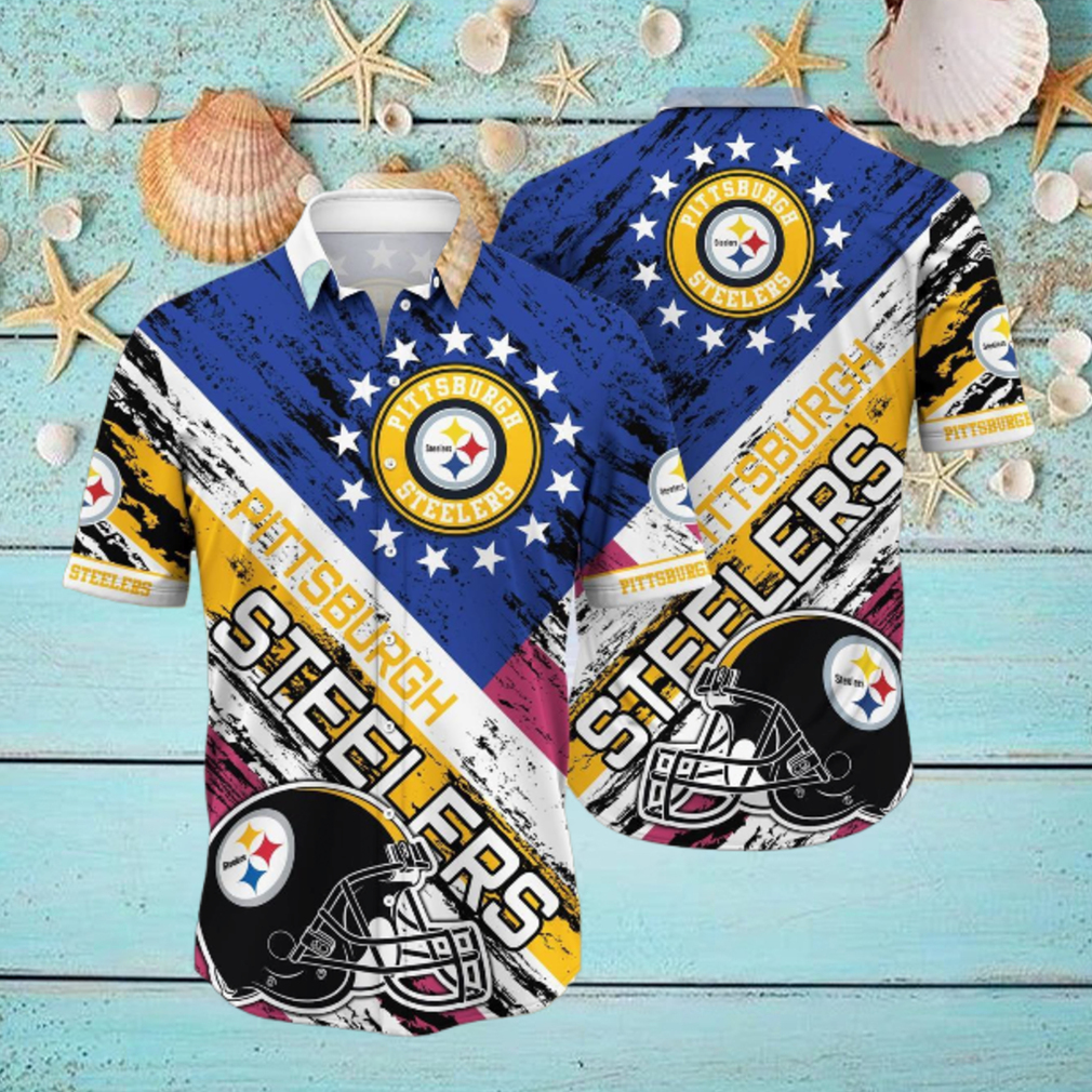 Nfl Hawaiian Shirt 3D Printed Aloha Shirt For Steelers Fans Nfl Hawaiian Shirt 3D Printed Aloha Shirt For Steelers Fans