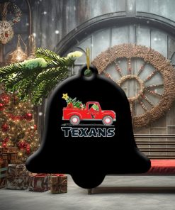 Nfl Houston Texans Santa Grinch Driving Truck Christmas 2023 Ornament