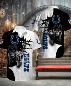 Nfl Indianapolis Colts Halloween Iron Maiden Trendy Hawaiian Shirt Aloha Shirt
