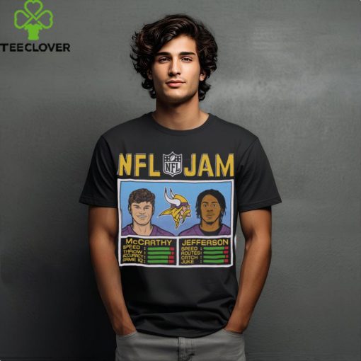 Nfl Jam Vikings Mccarthy And Jefferson Shirt