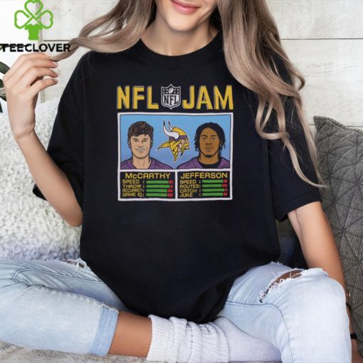 Nfl Jam Vikings Mccarthy And Jefferson Shirt