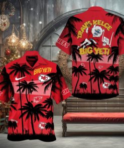 Nfl Kansas City Chiefs Hawaiian Shirt And Shorts Travis Kelce Big Yeti Aloha Summer Beach Shirt Football Gift Nike Super Bowl Kc Chiefs Button Up Shirts