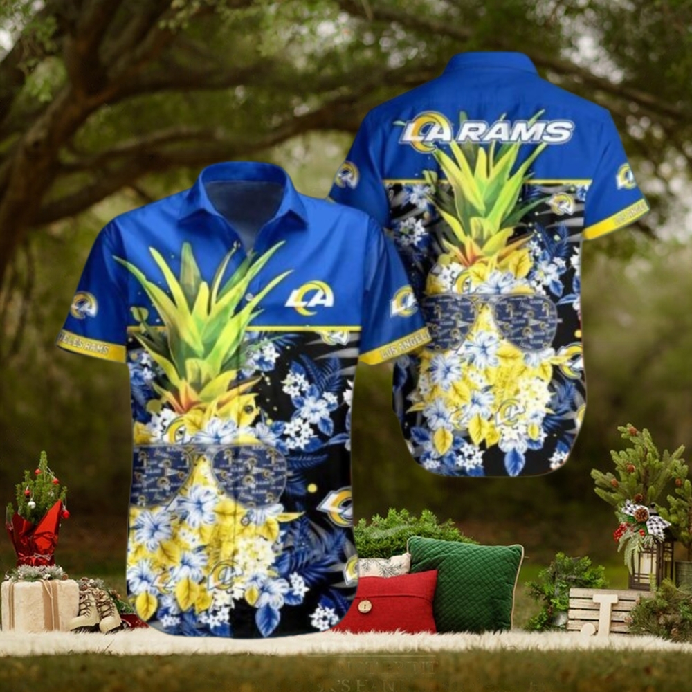 Nfl Los Angeles Rams Pineapple Design New Trending Trendy Hawaiian Shirt Aloha Shirt Nfl Los Angeles Rams Pineapple Design New Trending Trendy Hawaiian Shirt Aloha Shirt