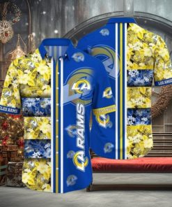 Nfl Los Angeles Rams Tropical Beach Summer Trendy Hawaiian Shirt Aloha Shirt